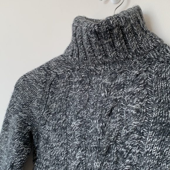 Express Cashmere Wool blend cable knit sweater - Picture 3 of 5